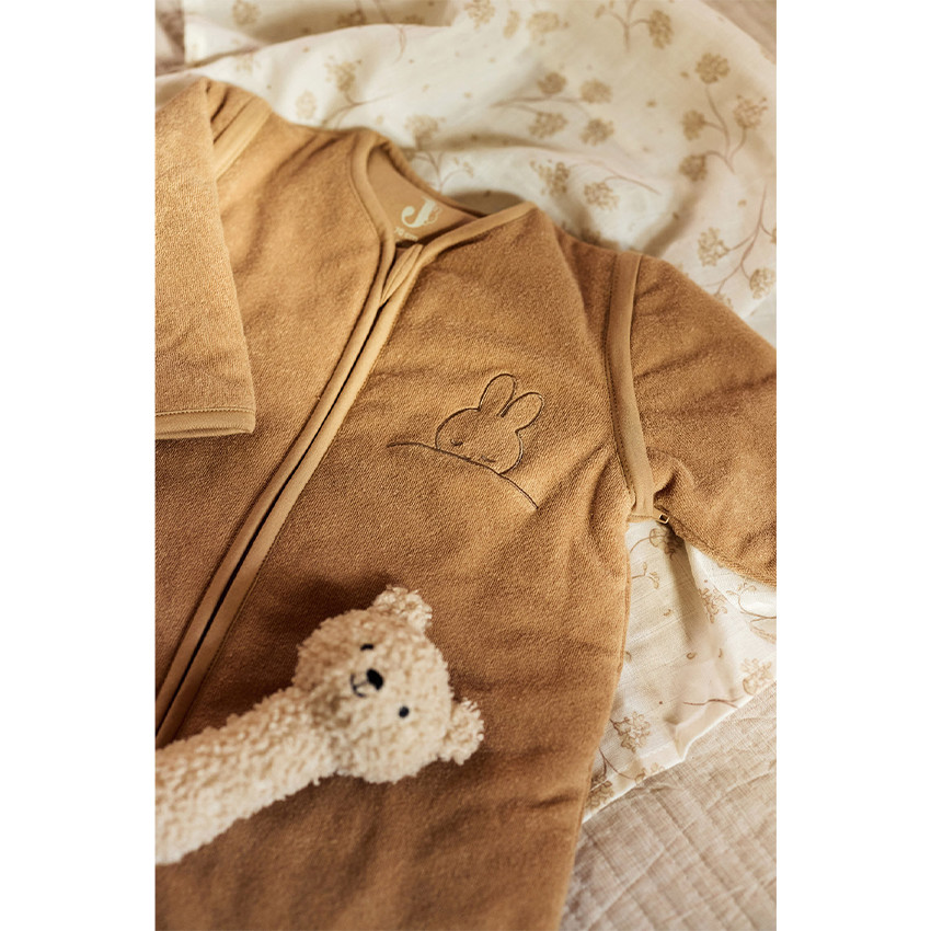 Slaapzak afritsbare mouwen 70cm Sleepy Miffy Biscuit 