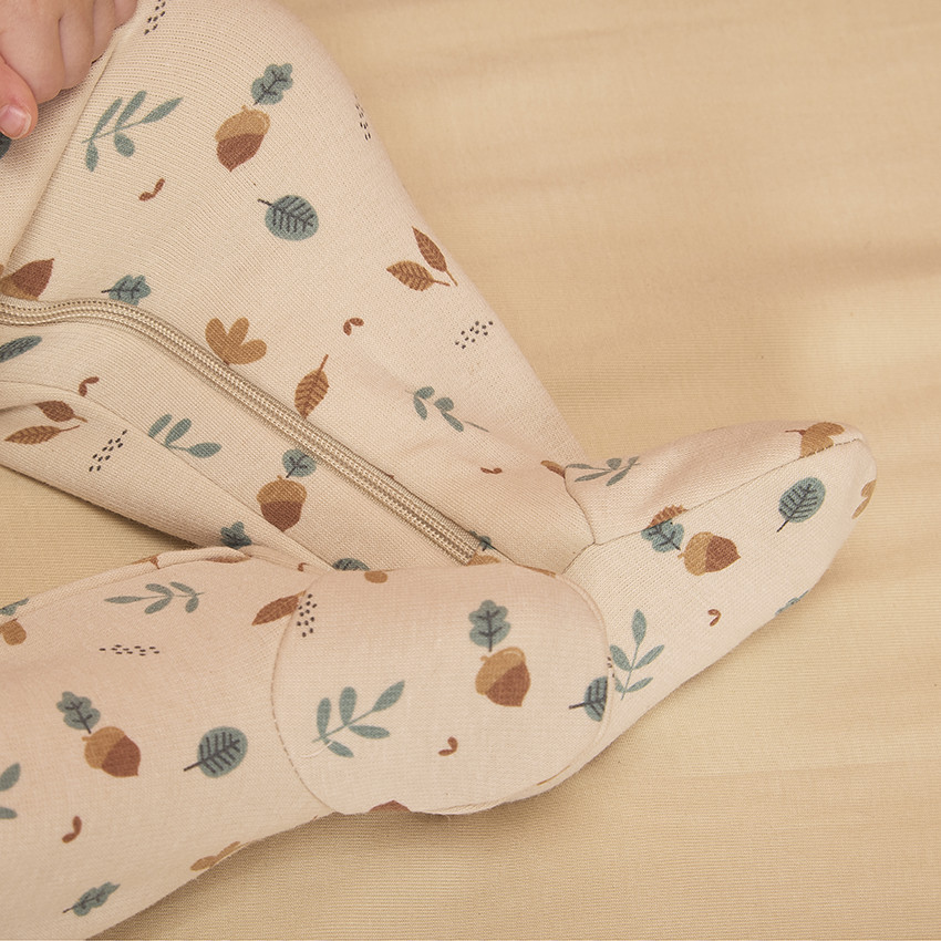 Lot de 2 dors-biens zippés et contrecollés pour bébé garçon 