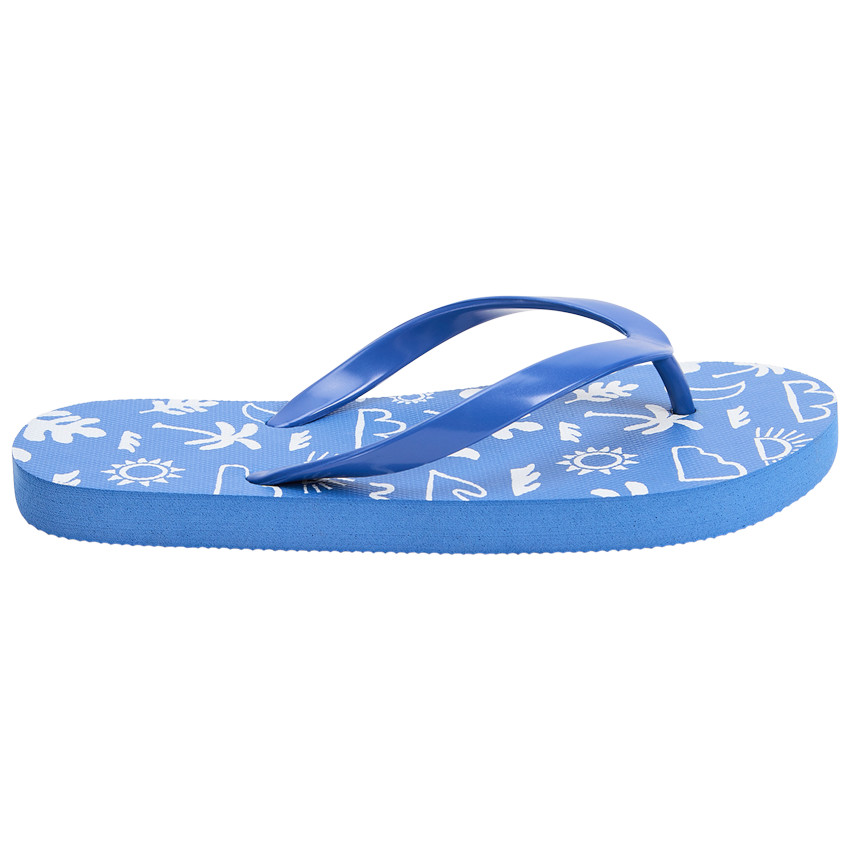 Slippers met print voor jongens met bandje volgens maat 