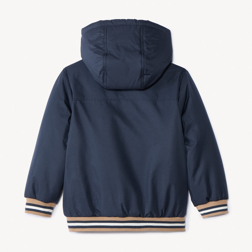 Ribstop windjack met padding voor jongens 
