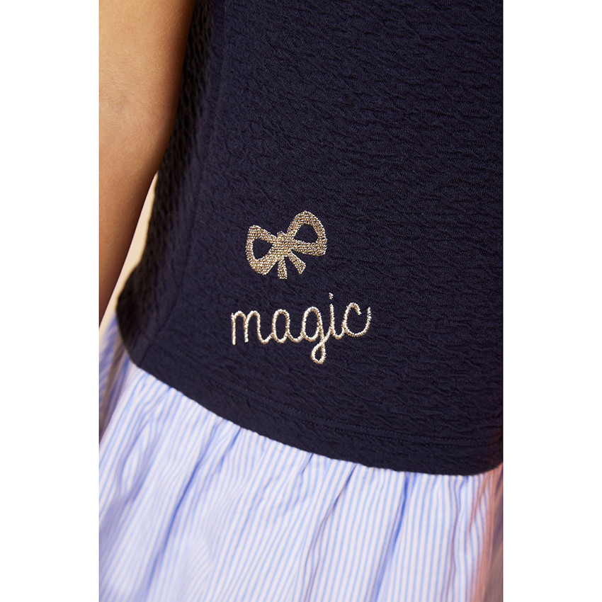 Robe 2 en 1 à capuche pour fille 