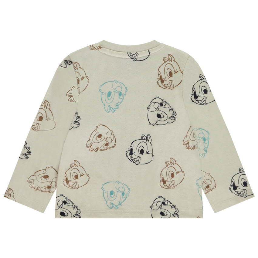 Lange mouwen T-shirt met Tic & Tac Disney print voor baby jongen 