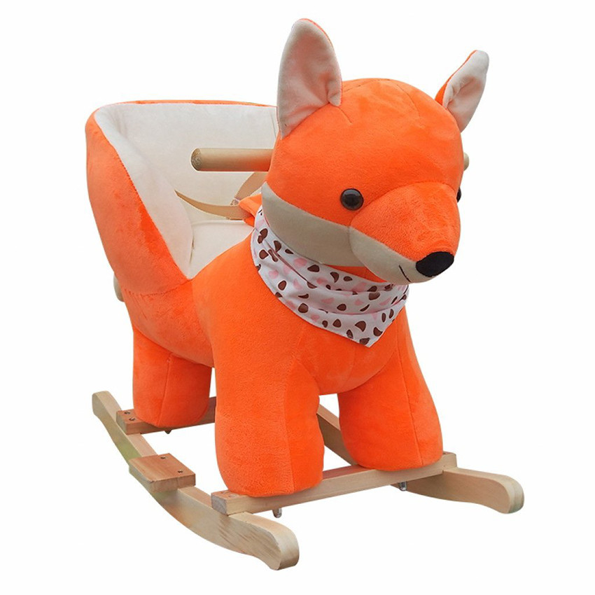 Animal à bascule Finn le Renard - Rouge 