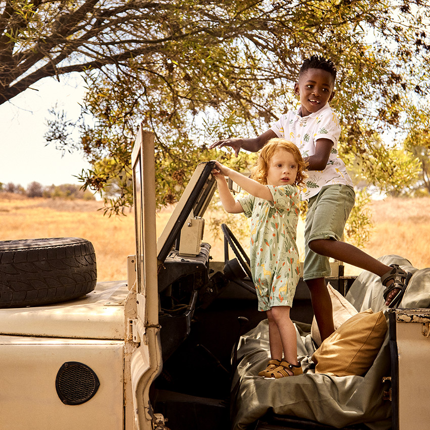 Bermuda jeanslook voor jongens 