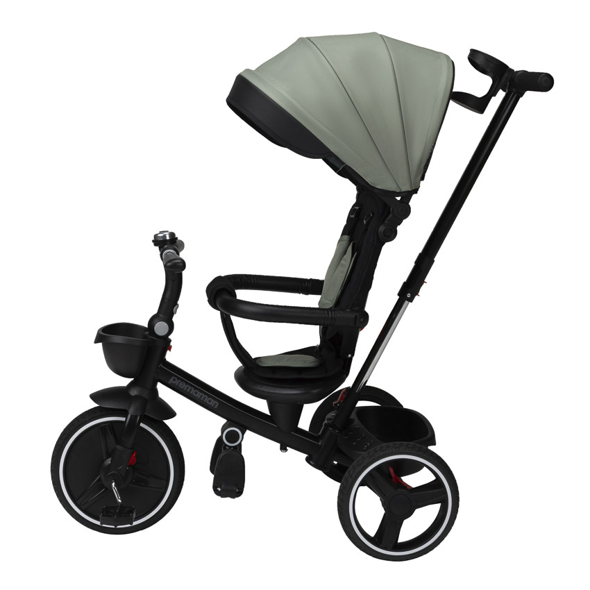 Driewieler Triky groen/zwart 