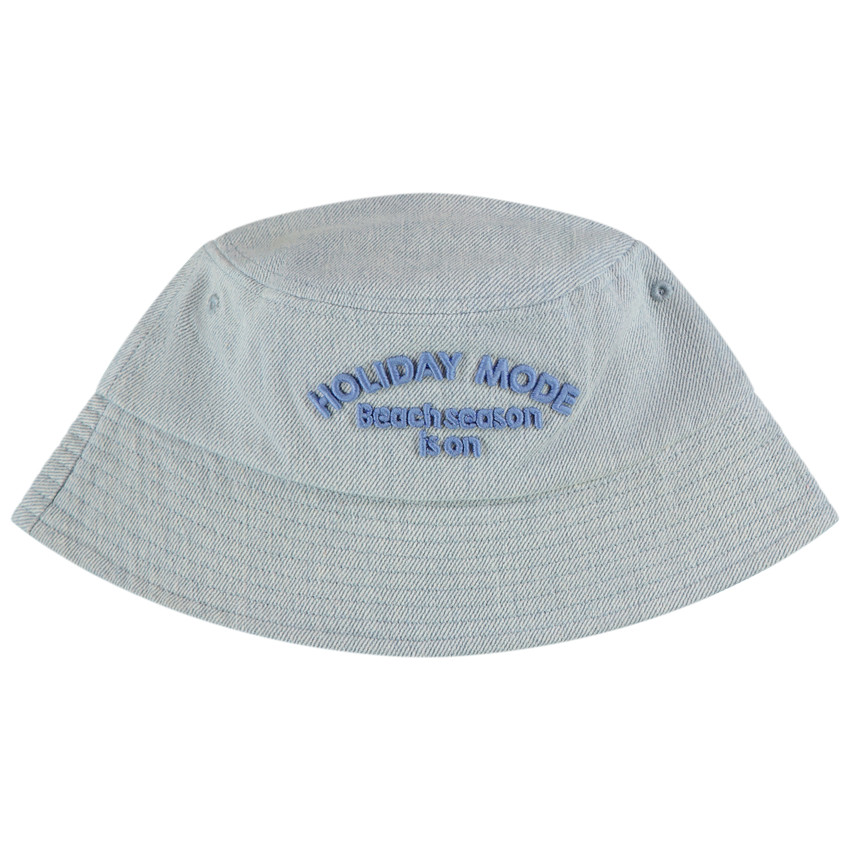 Bob en jean avec broderie 3D pour garçon 