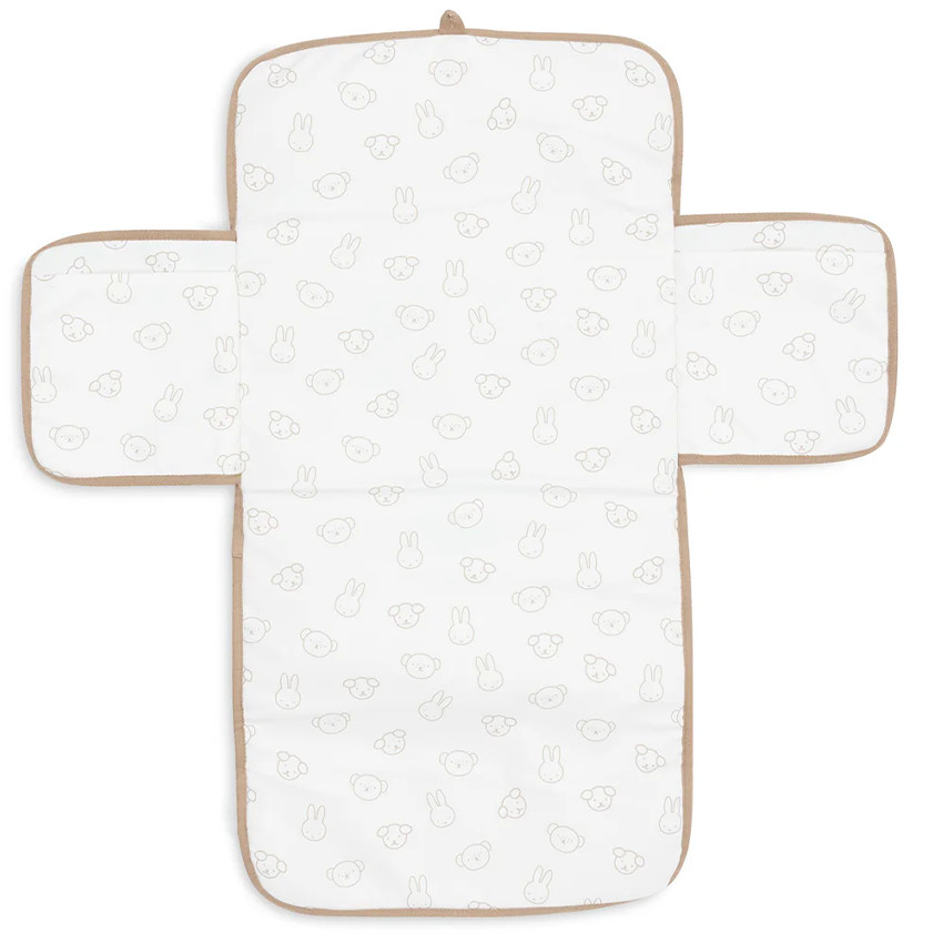Tapis à langer Nomade à poches - Biscuit - Miffy Jacquard 