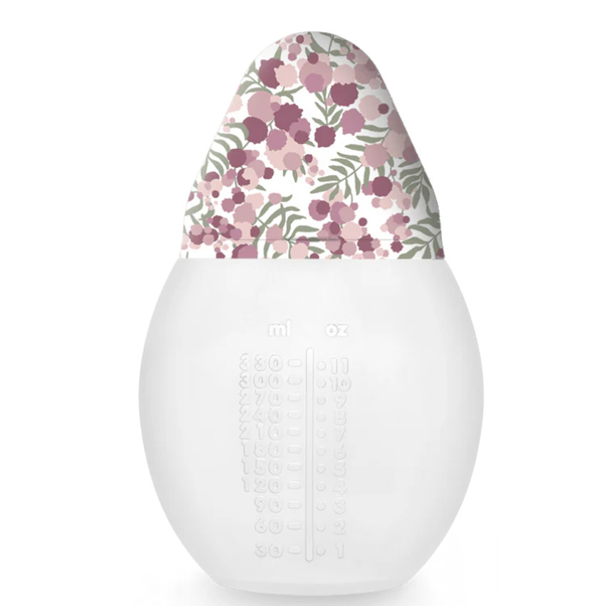 Biberon silicone 330ml Liberty Mimosa Field Pink  