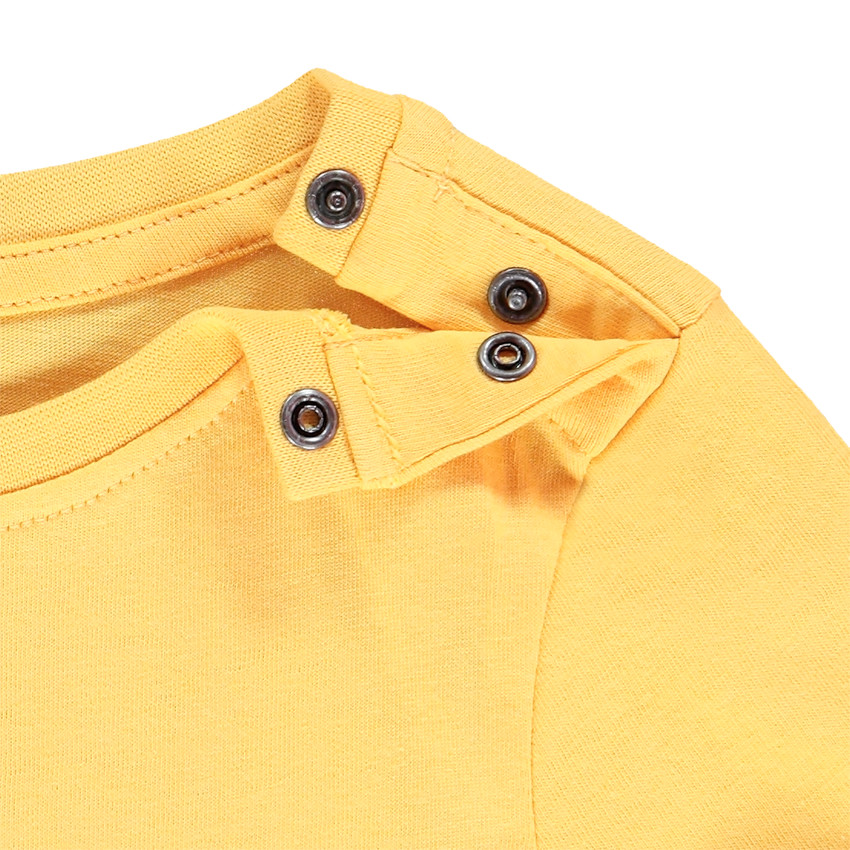 Lot de 3 t-shirts unis en coton pour bébé garçon 