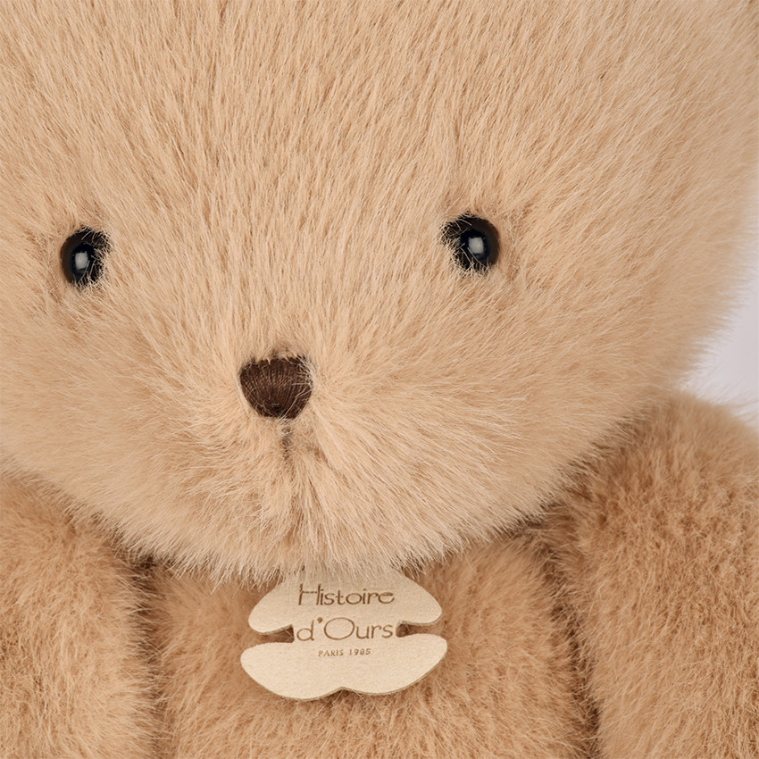 Peluche Ours Clémentin 60CM Miel/Amande 