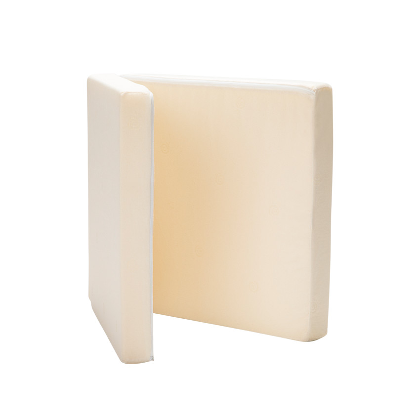 Matelas de voyage pliant 60 x 120 cm - Blanc 