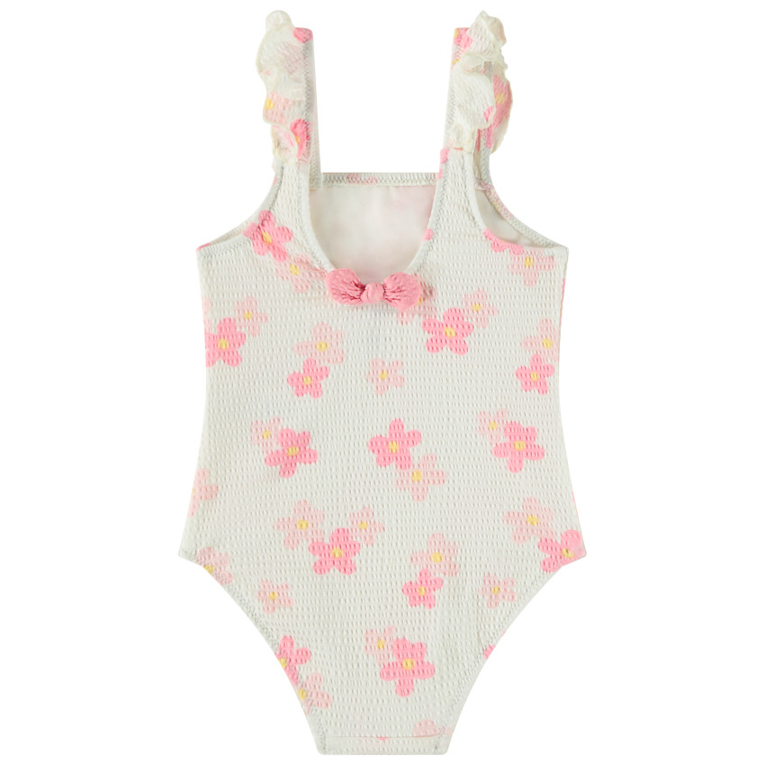 Eendelig badpak met bloemenprint voor babymeisje 