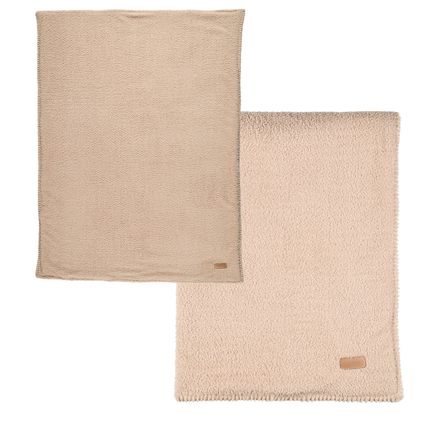 Deken supersoft Teddy - Beige - 75x100cm  