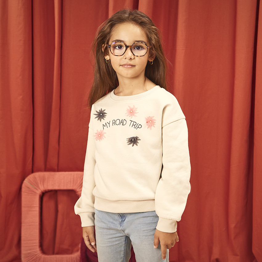 Sweat oversize My Road-Trip in Sicily pour fille 