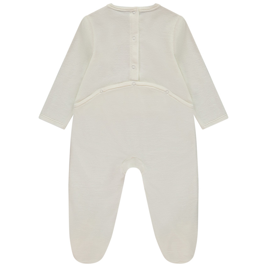 Dors-bien velours print More Love pour bébé fille 