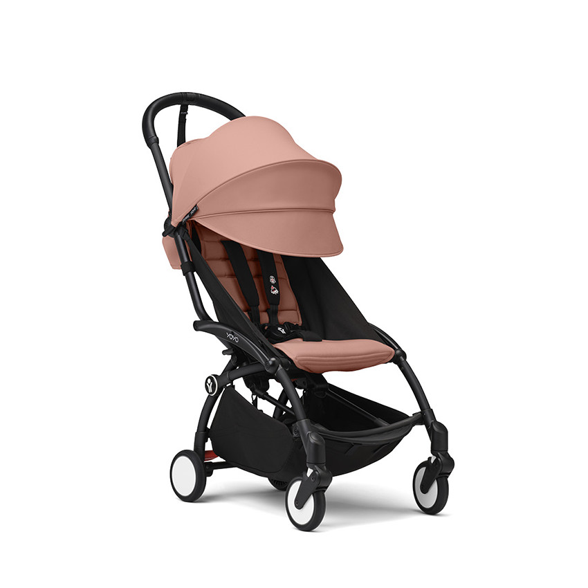 Kinderwagen Stokke® YOYO³ vanaf 6 maanden - Frame zwart/Ginger 