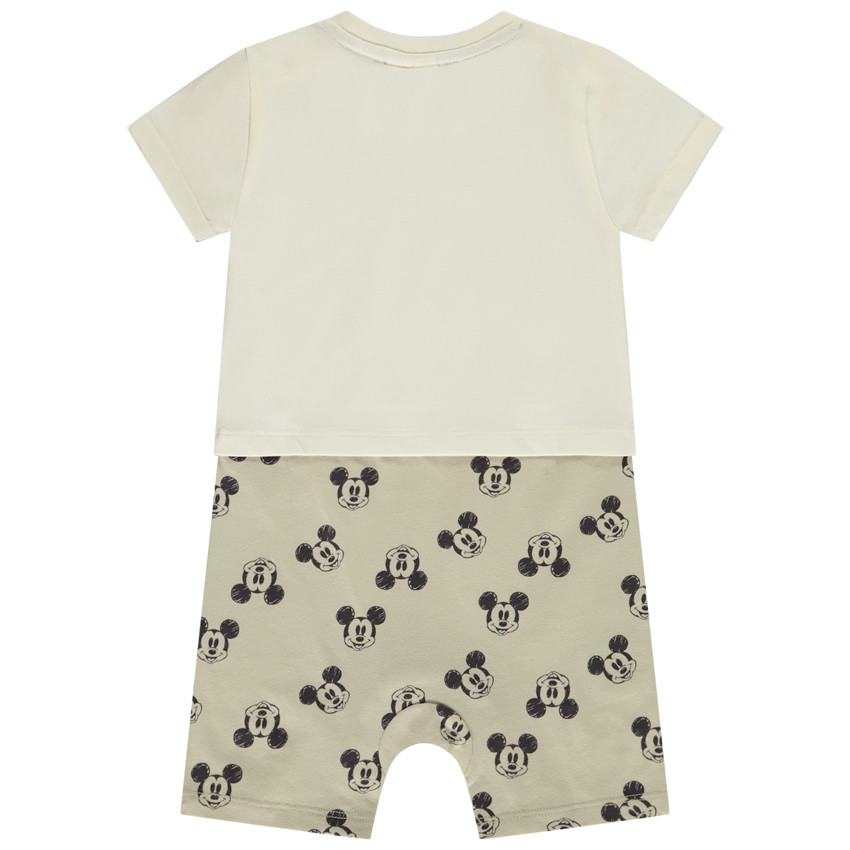 Combinaison courte effet 2 en 1 Mickey Disney pour bébé garçon 