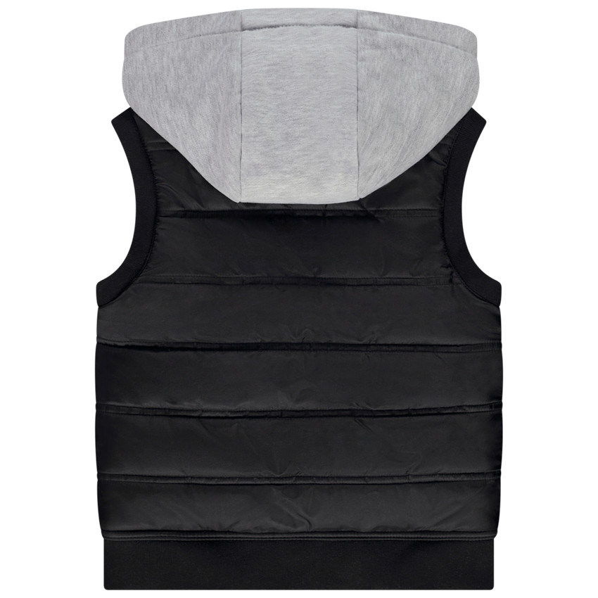 Doudoune sans manches avec capuche pour garçon 