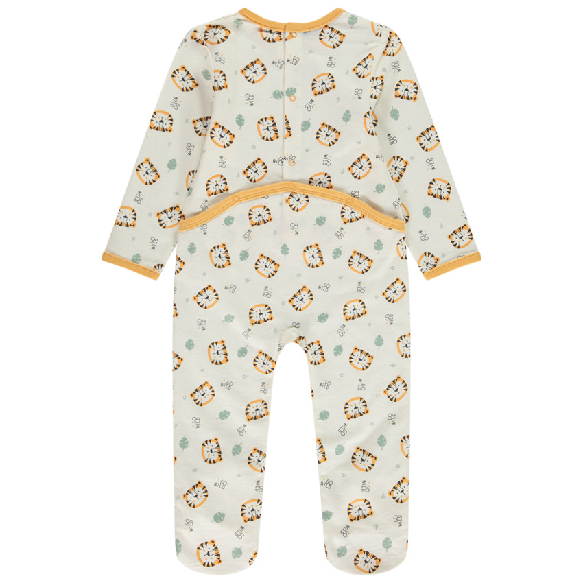 Lot de 2 dors-bien tigre pour bébé garçon avec ouvertures différentes selon l'âge 