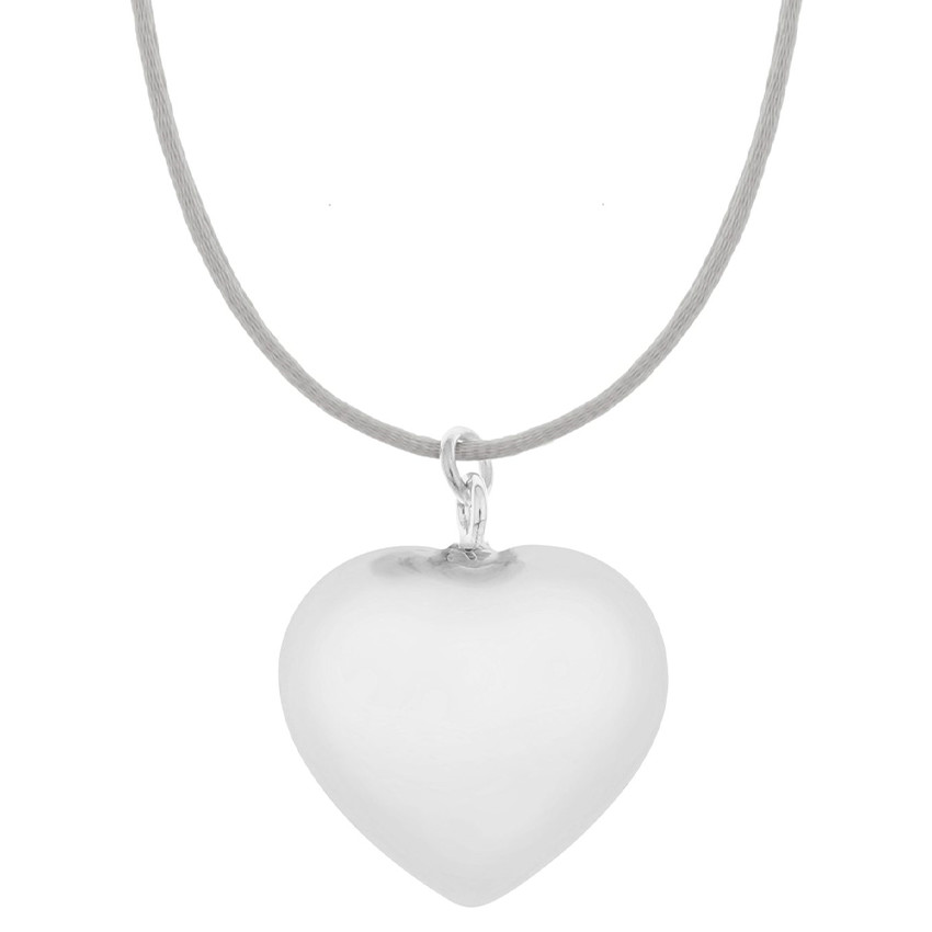Bola zwangerschapsketting hartvormig Sofie grijs 