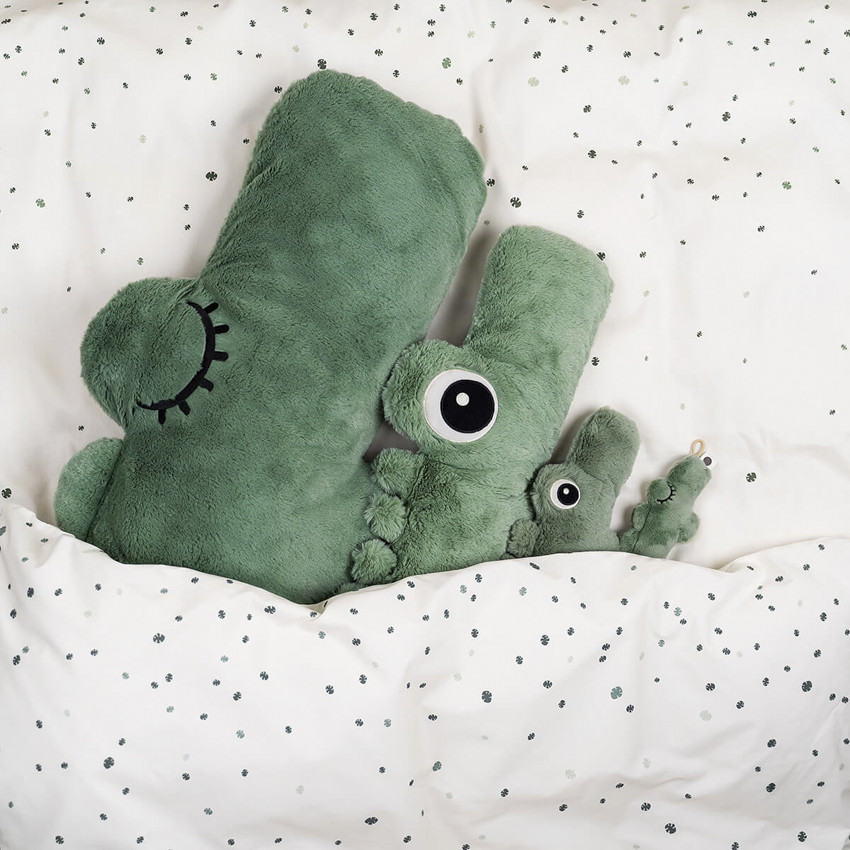 Petite peluche effet fourrure Croco vert 