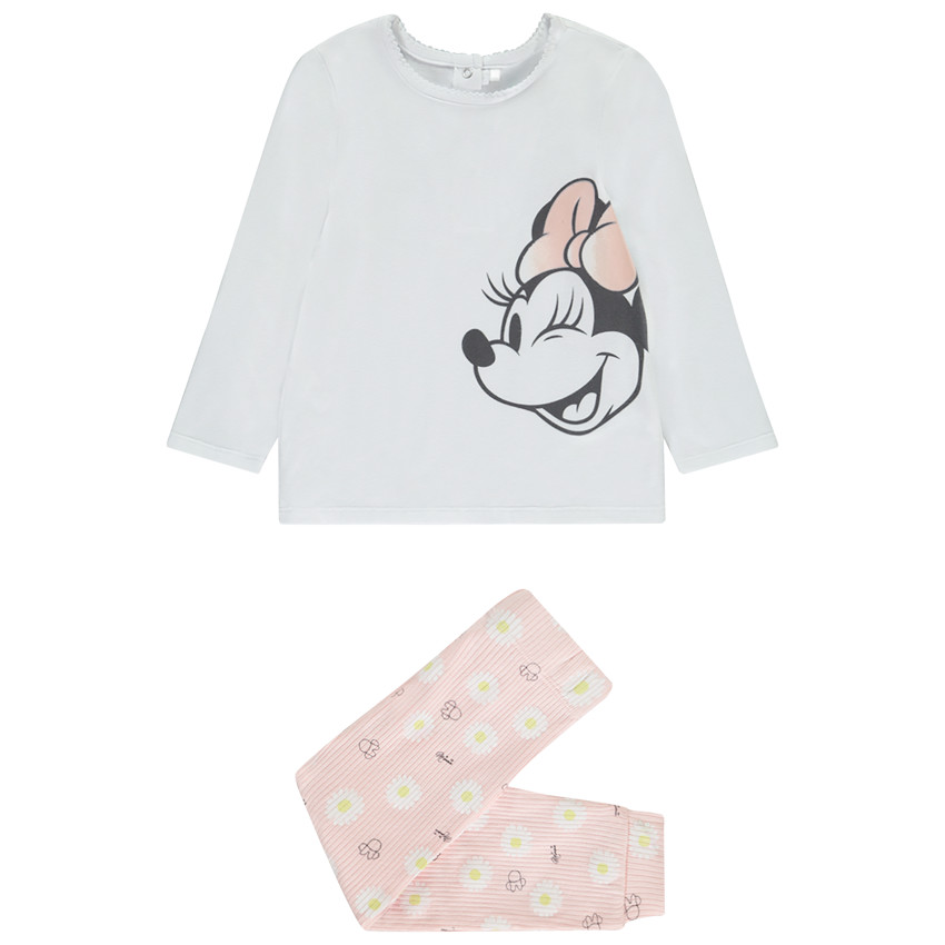 Set pyjama Minnie Disney voor meisjes met verschillende afwerkingen afhankelijk van de leeftijd 
