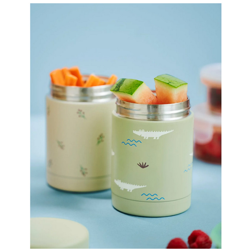 Pot alimentaire isotherme 300ml Crocodile Olive 