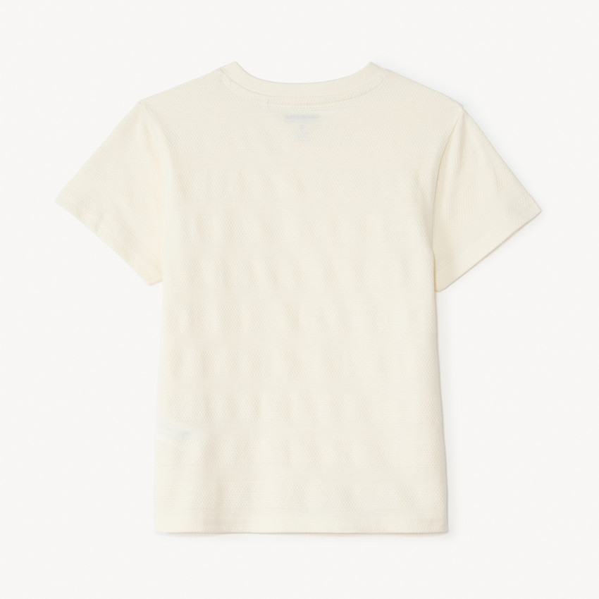 T-shirt manches courtes uni avec poche pour garçon  