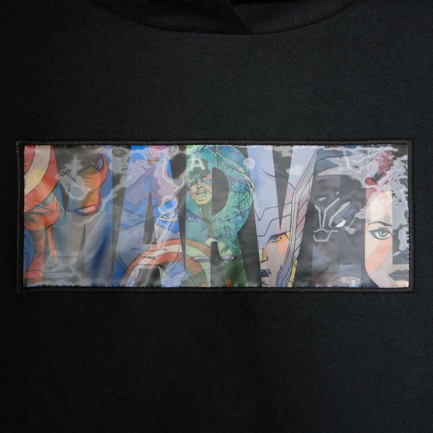 Sweat molleton à capuche et print Marvel pour garçon  