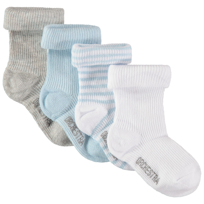 Lot de 4 paires de chaussettes en maille côtelée 