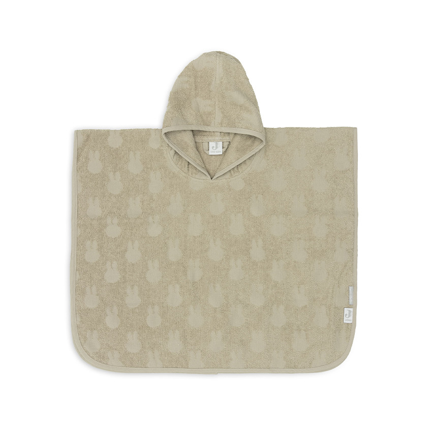 Poncho de bain éponge en jacquard Miffy olive green 