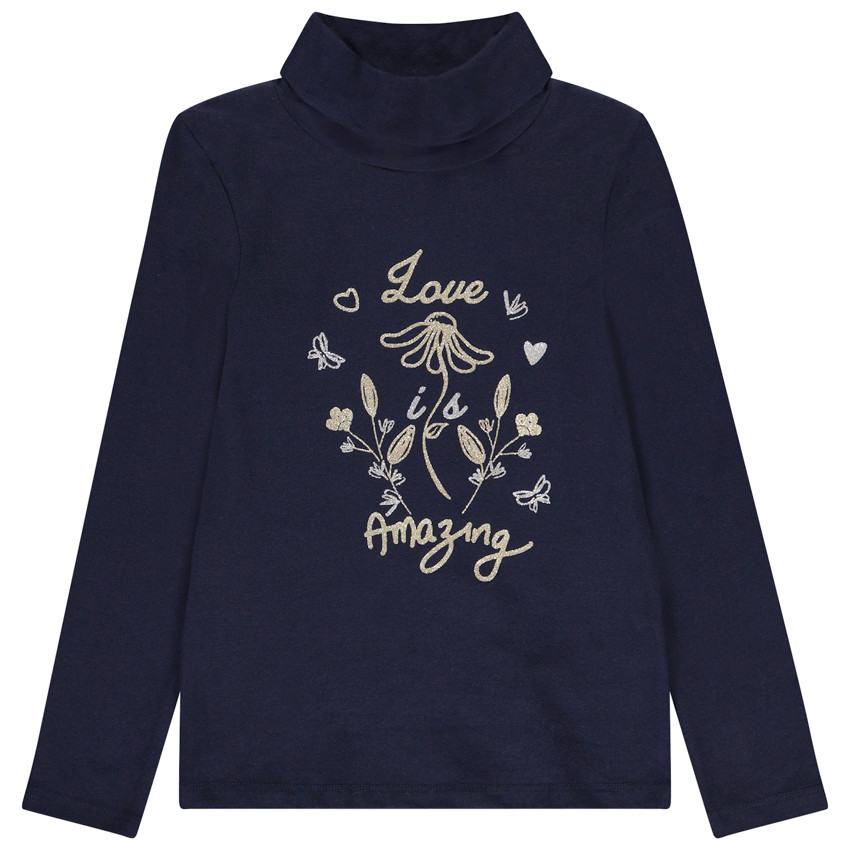 Ondertrui met glinsterende print voor meisjes 