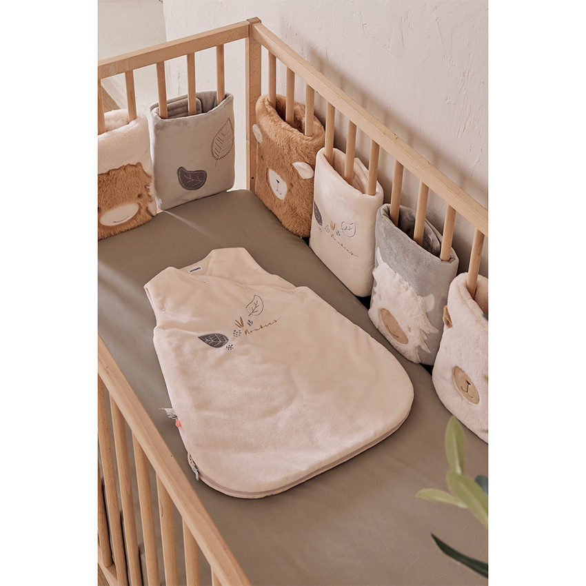 Set van 6 spijlenbeschermers voor babybed en park Fluffy,Orso&Lily 