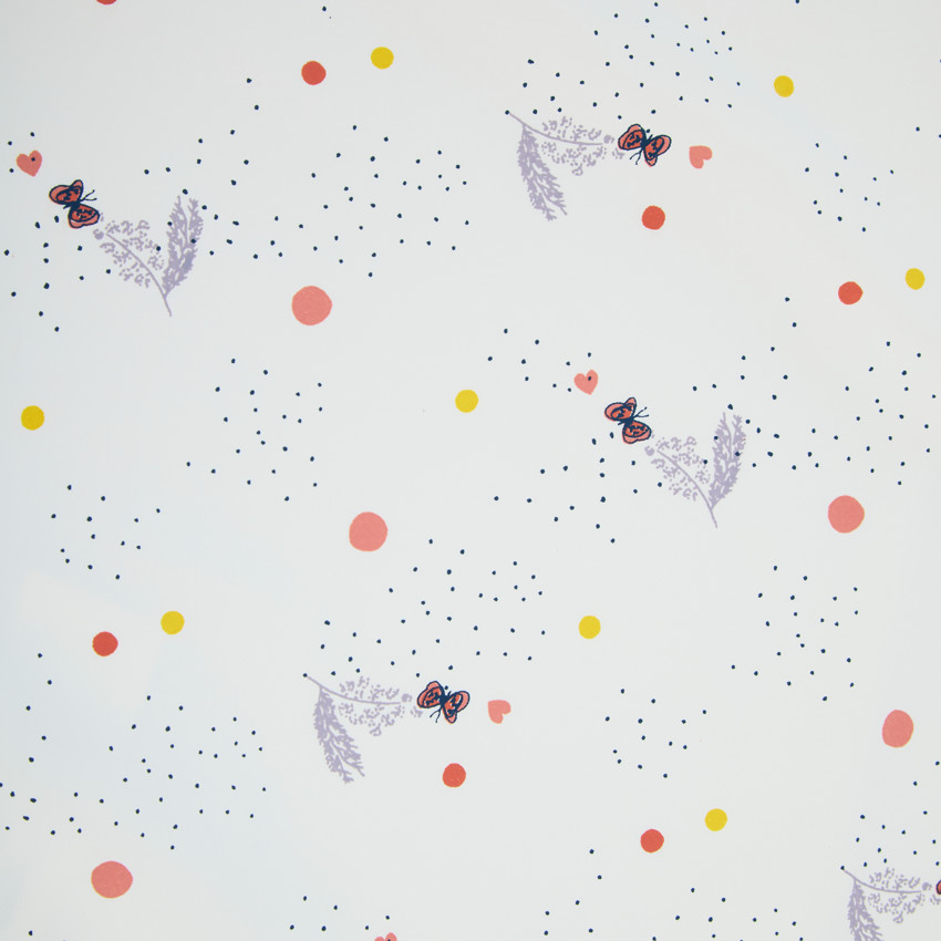 Lot de 2 bavoirs imperméables fleurs 