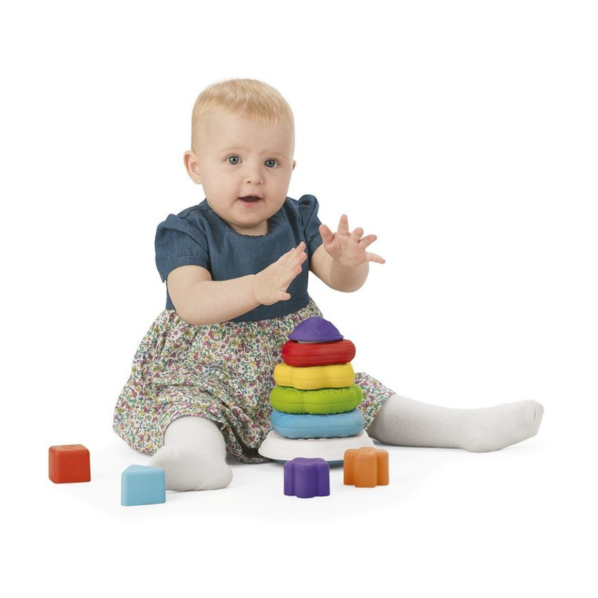 Jeux de formes - Anneaux à empiler 2 en 1 