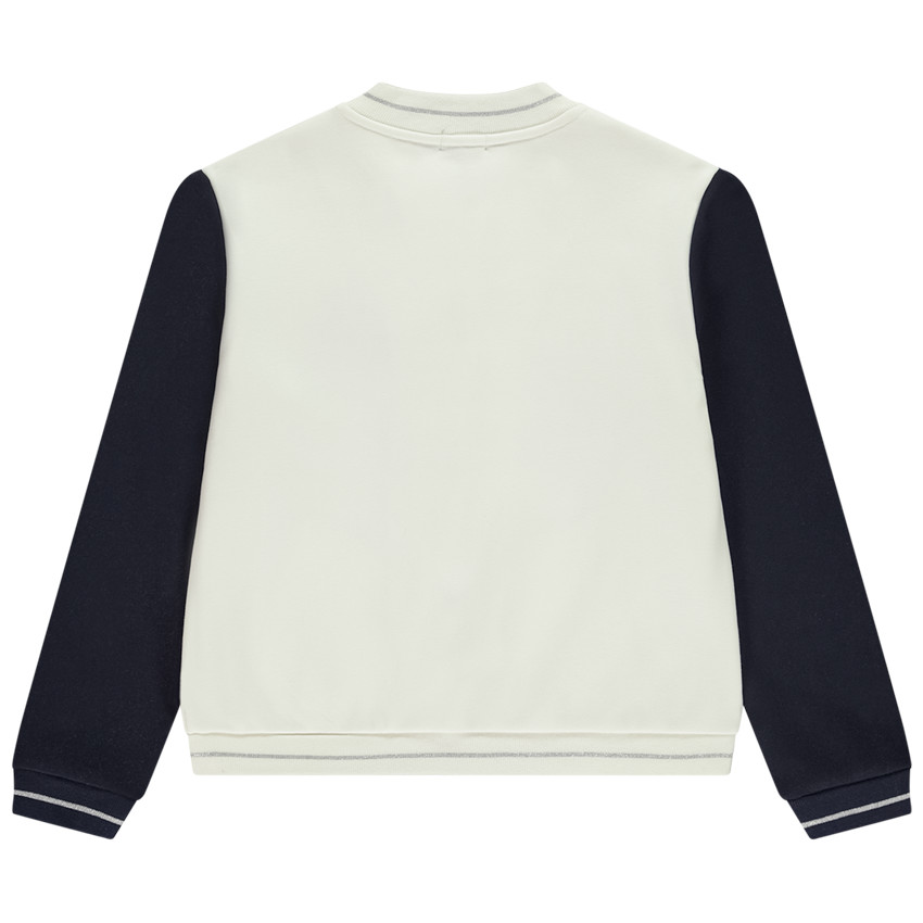 Veste teddy en molleton contrecollé sherpa patch LA pour fille 