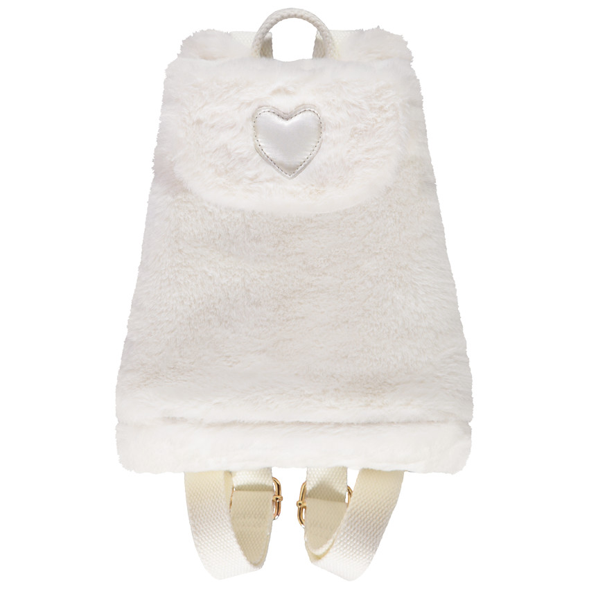 Faux fourrure rugzak voor meisjes 
