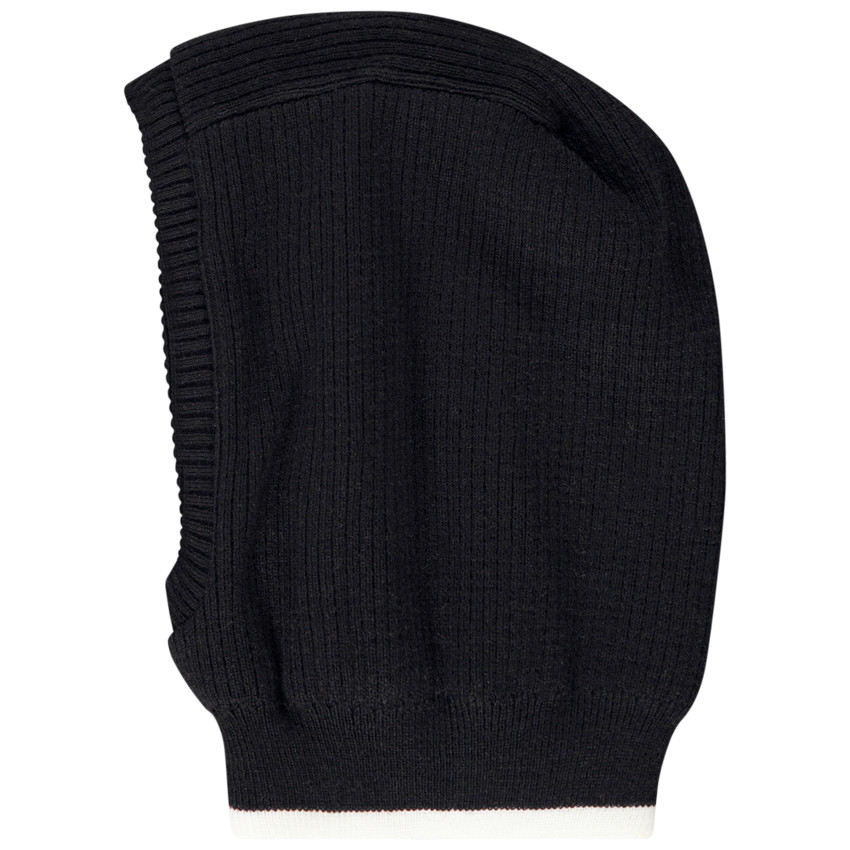 Cagoule en tricot uni pour garçon 