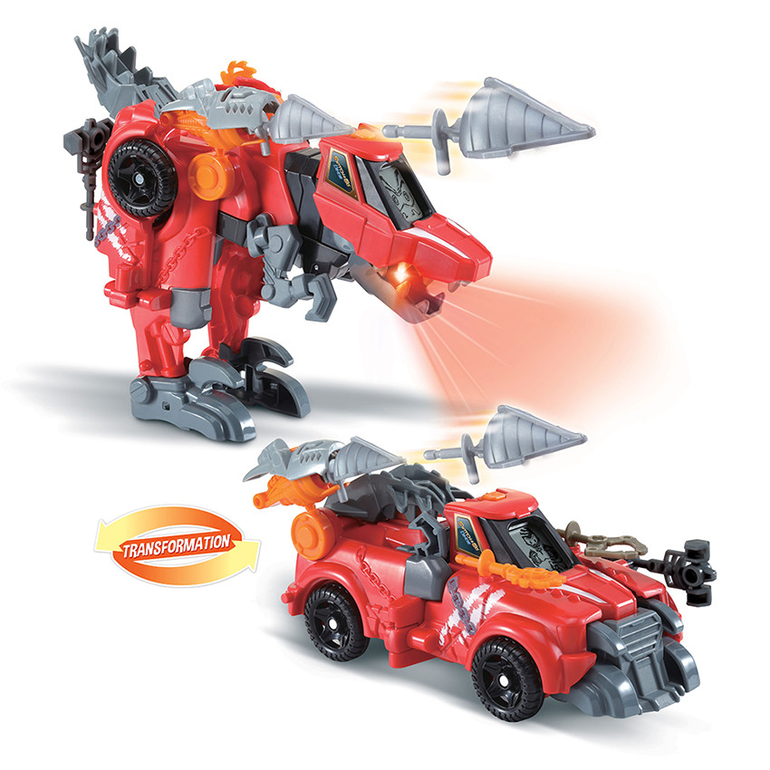 Voiture Switch & Go Dinos Warrior super vélociraptor 