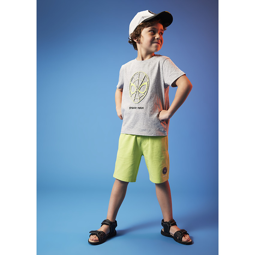 Ensemble 2 pièces t-shirt + short Spider-Man Marvel pour garçon 