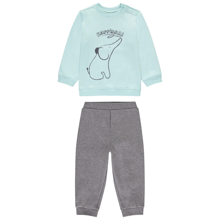 Ensemble jogging molleton printé pour bébé garçon 