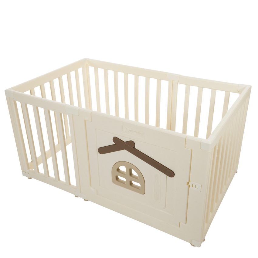 Parc modulable Joy en plastique blanc 