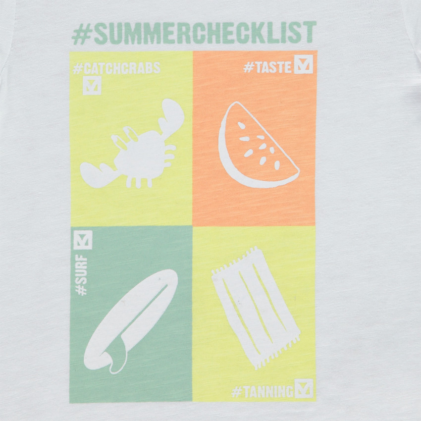 Lot de 4 t-shirts manches courtes fantaisie pour bébé garçon 