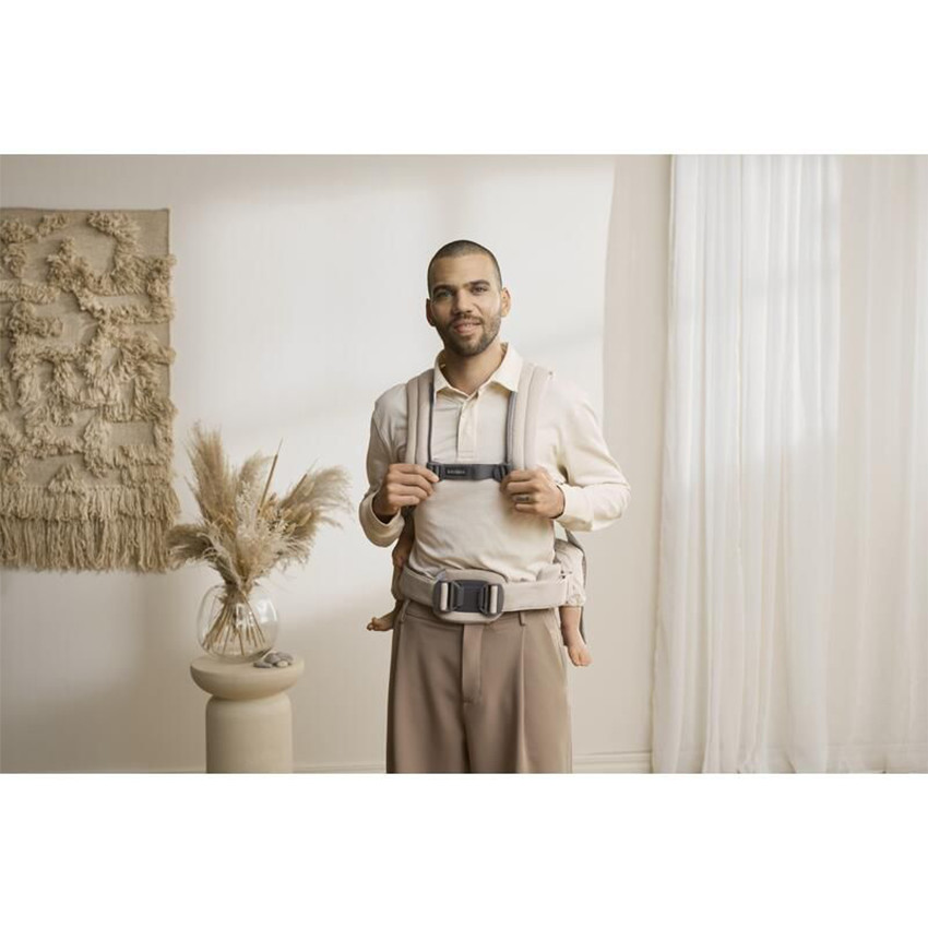 Porte-bébé Harmony Tissé Chiné Beige Clair 