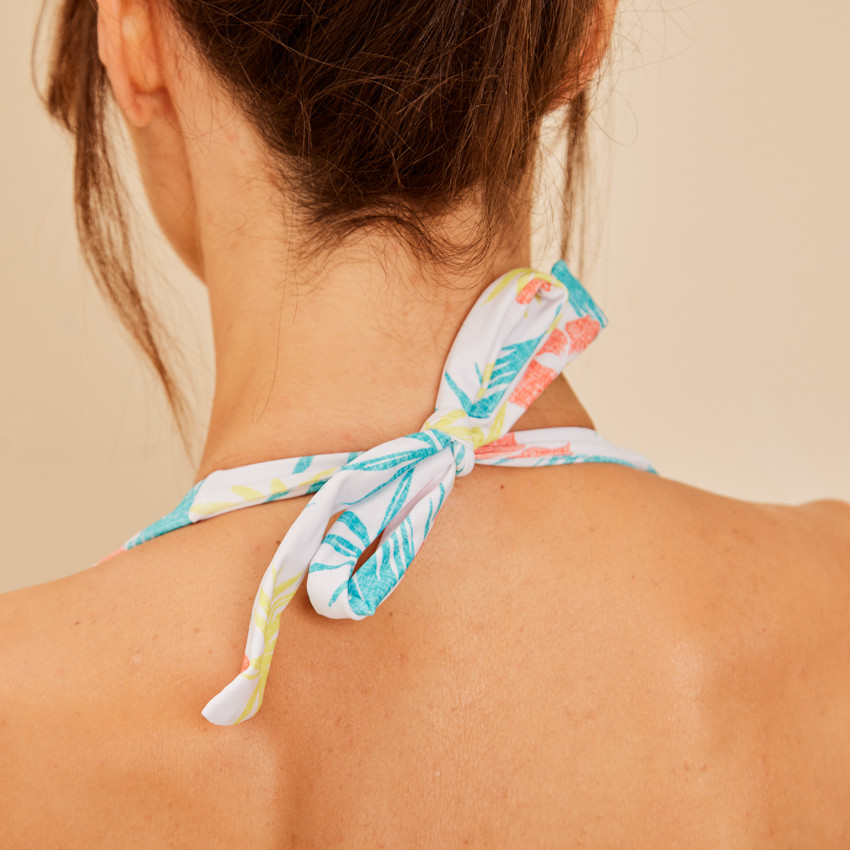 Eén stuk badpak in bloemenprint voor dames 