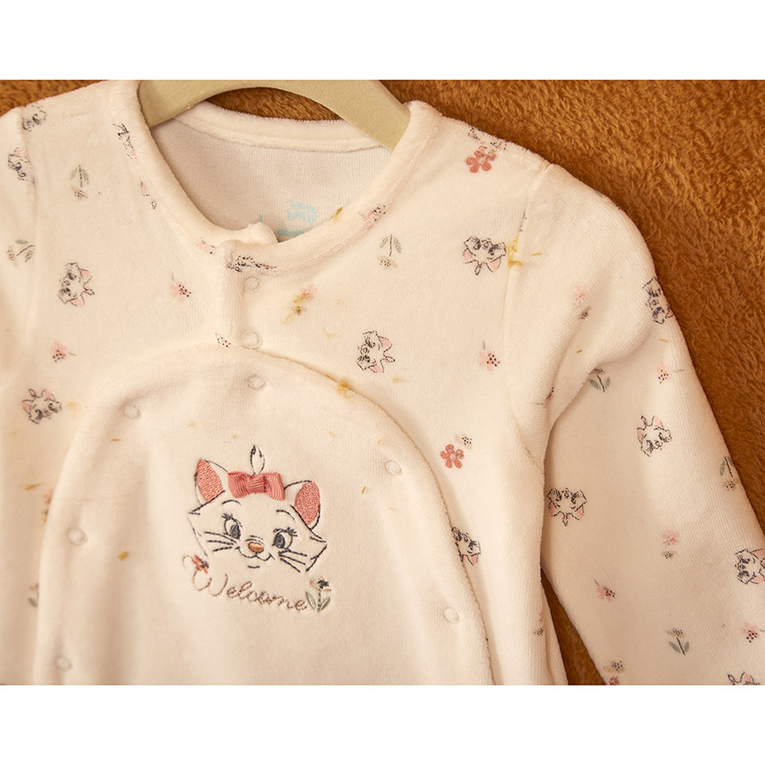 Dors-bien en velours imprimé Marie Disney pour bébé fille 