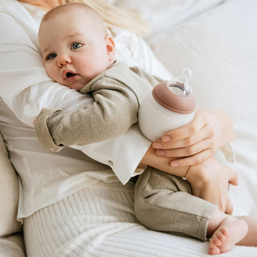 Biberon silicone 150 ml tétine débit lent Blossom 