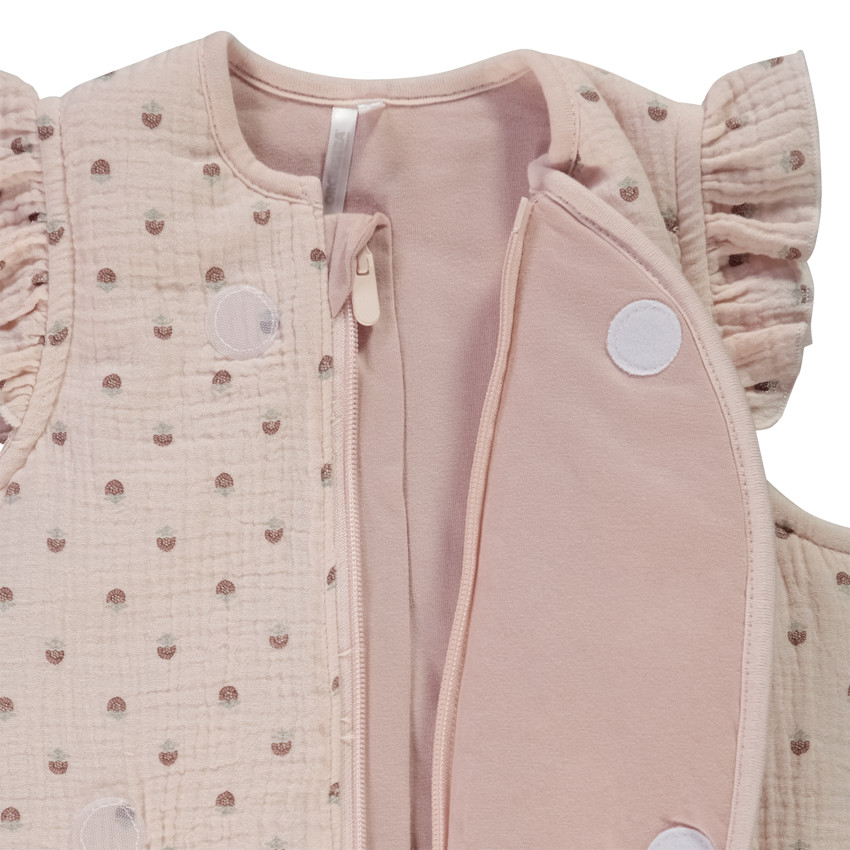 Gigoteuse en double gaze TOG 3.5 imprimé floral pour bébé fille 