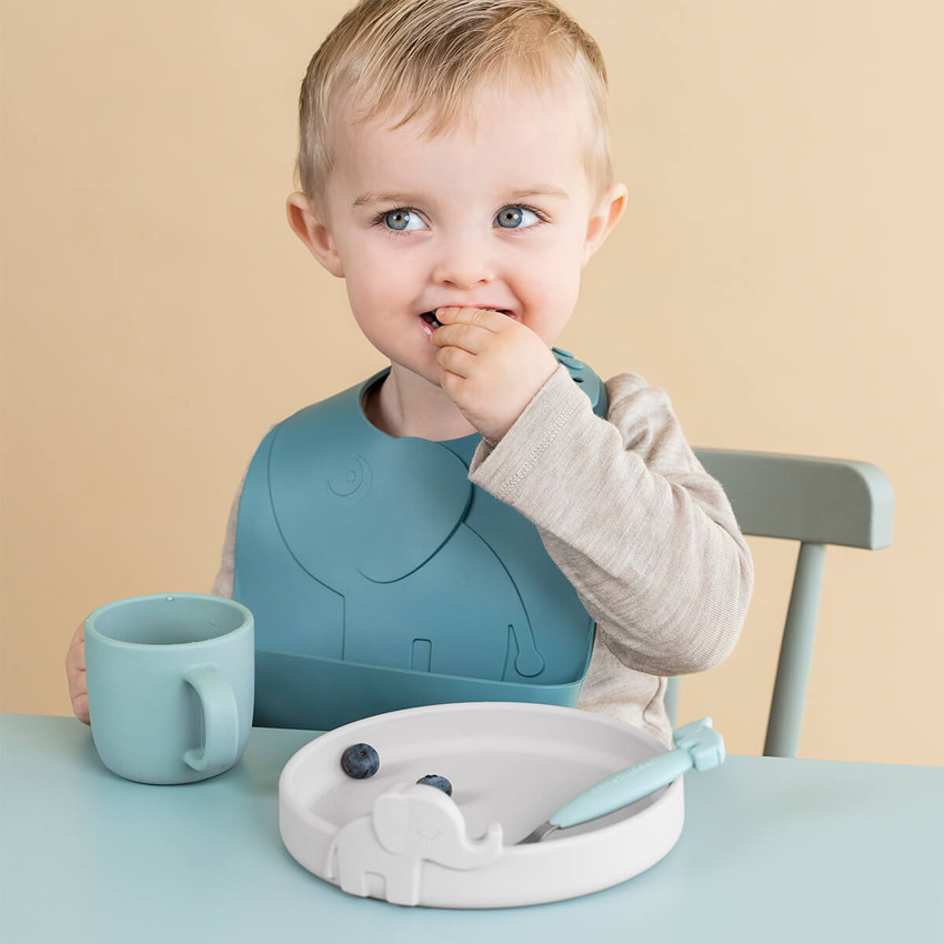 Tasse à 2 anses Peekaboo Croco bleu 