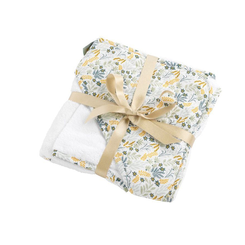 Cape de bain + gant de toilette - Promenons-nous 